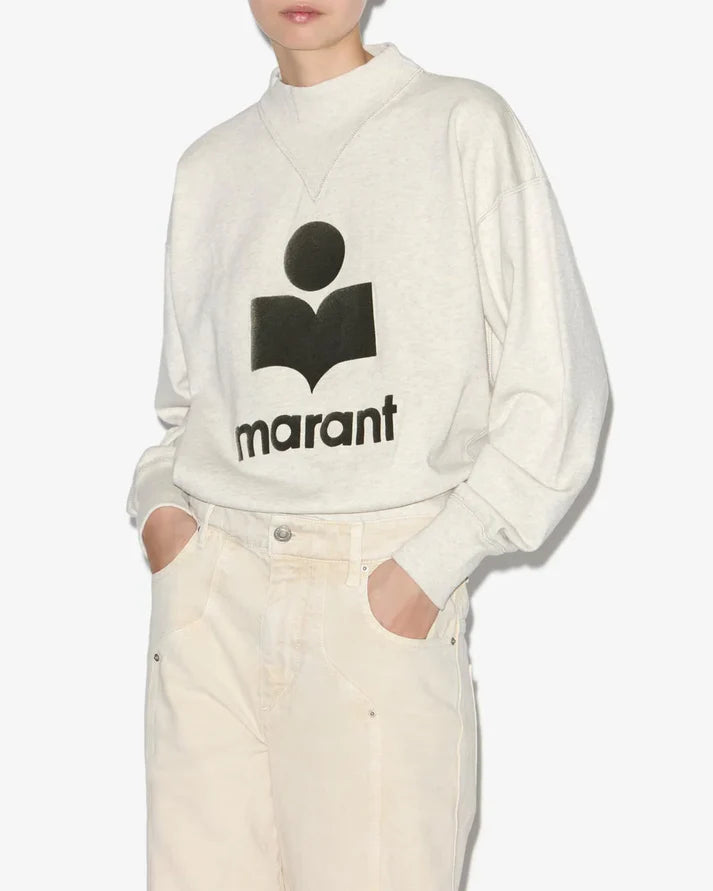 ISABEL MARANT - Sweat beige et noir