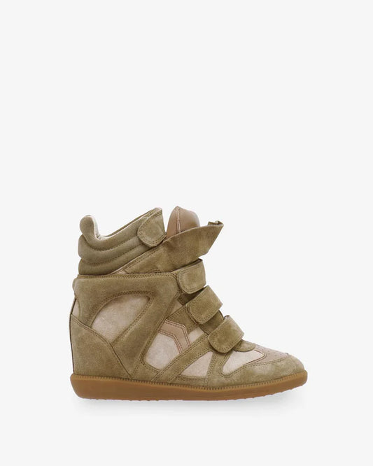 ISABEL MARANT - Bekett kaki en daim