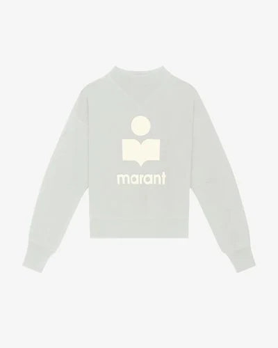 ISABEL MARANT - Sweat gris et blanc